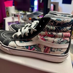 Vintage Vans - circa 2016 - Sk8- Hi Slim Tropical